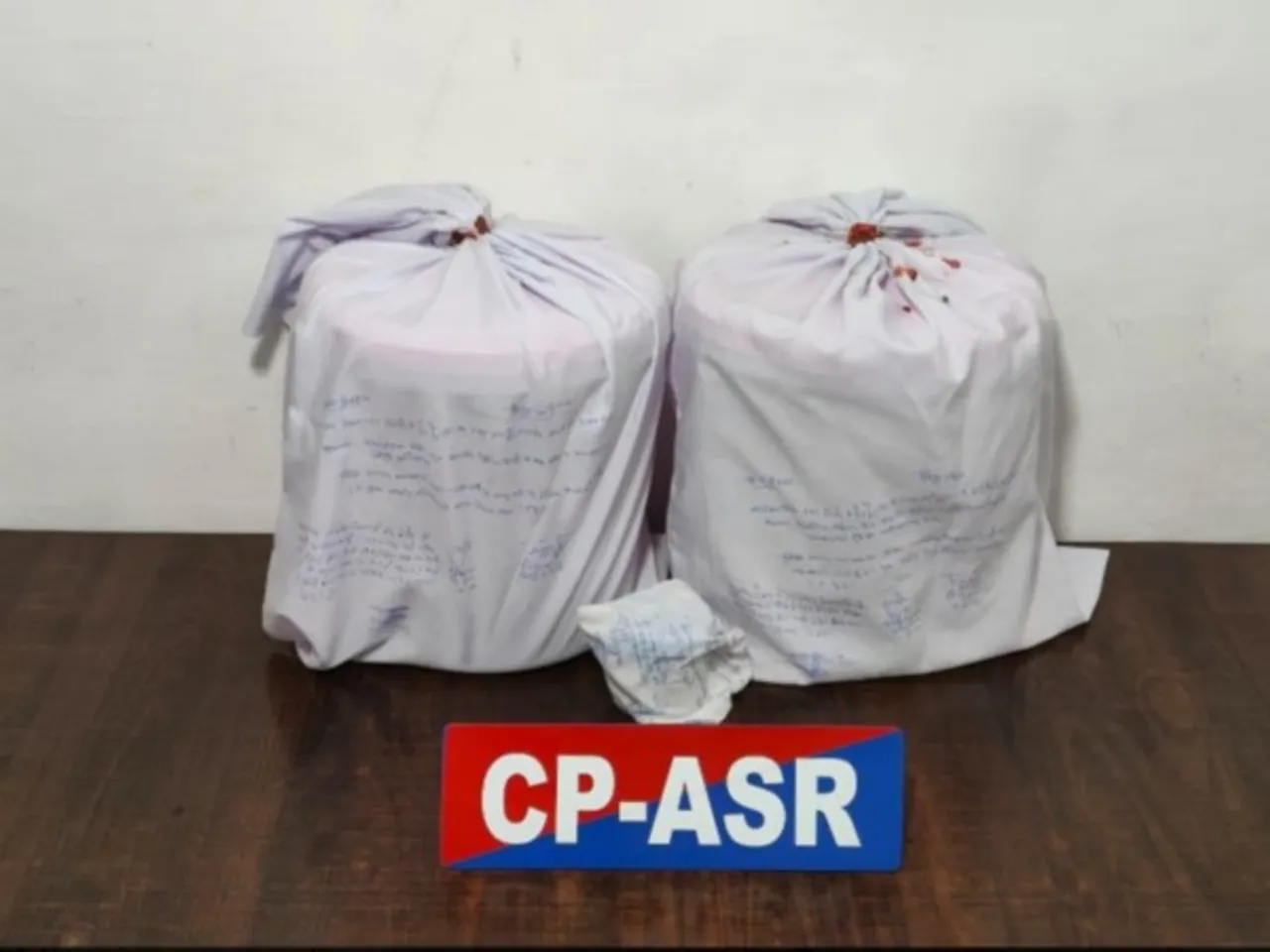 Amritsar police seize 8.1 kg heroin. (Photo/DGP Punjab Police)