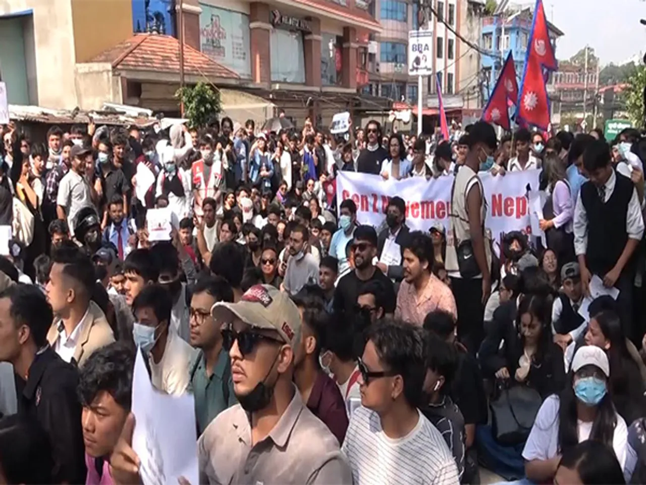 Nepal: Protests break out in Kathmandu over corruption, social media ban (Photo/TV Today Nepal)