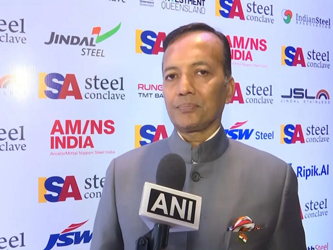 Naveen Jindal, Chairman, Jindal Steel Ltd (Image: ANI)