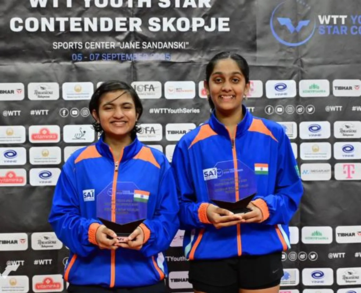 Divyanshi Bhowmick and Ananya Muralidharan. (Photo: WTT)