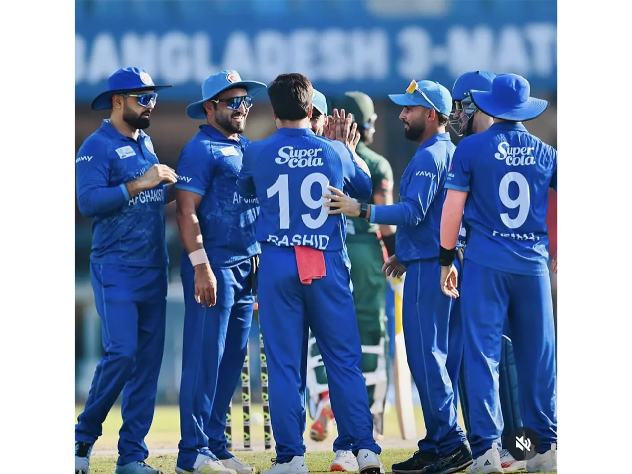 Afghanistan cricket team. (Photo: Rashid Khan Instagram)
