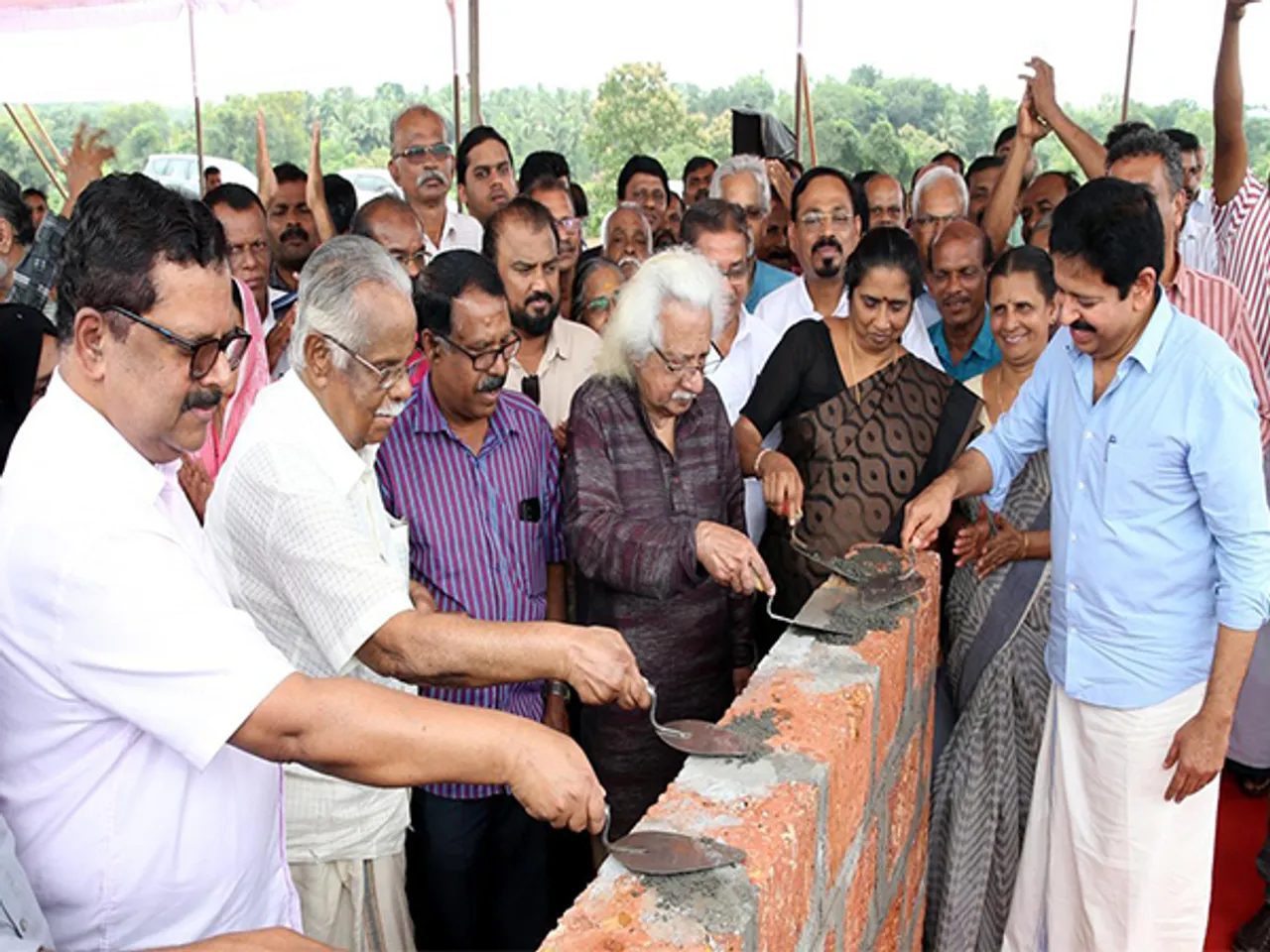 Construction of the International Institute for People with Disabilities in Kasaragod (Photo Source: Different Art Center Trivandrum)
