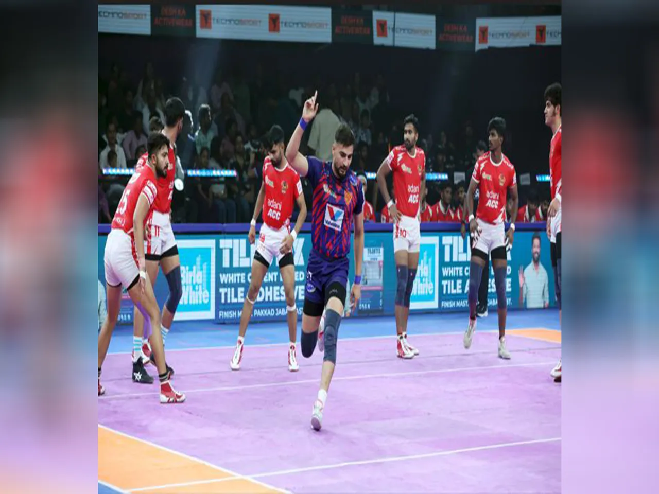 A visual from the match. (Photo: PKL)