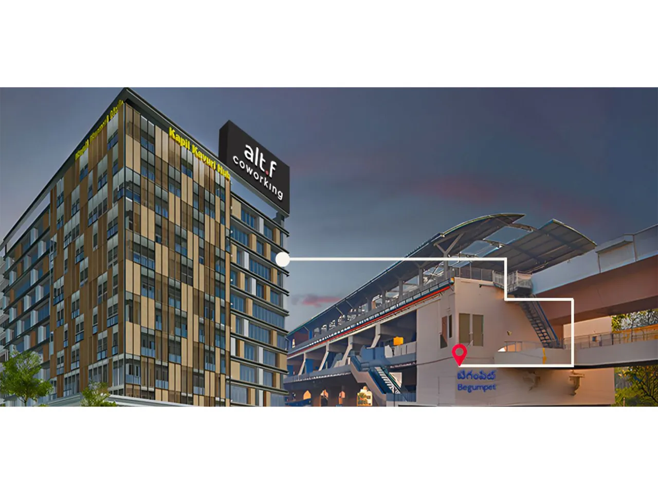 After Financial District success, alt.f coworking announces launch of its new Begumpet workspace
