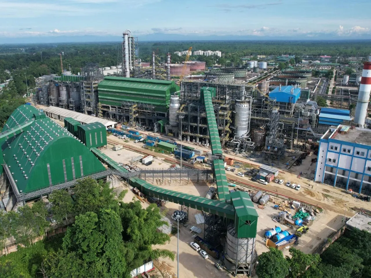 India's first bamboo-based bio befinery by Numaligarh Refinery (Image: X/@himantabiswa)