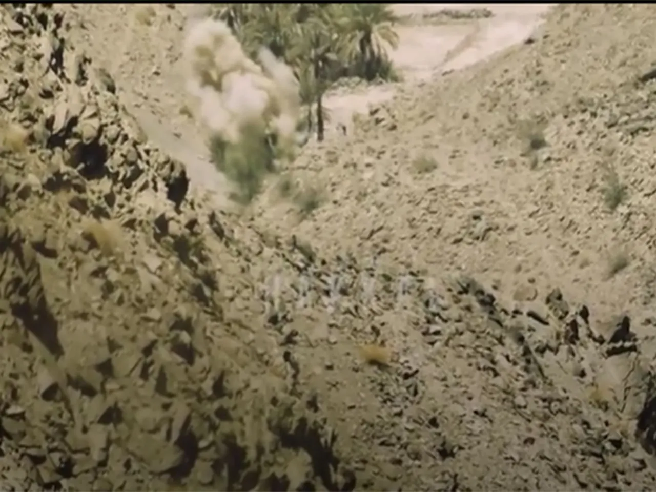 Screengrab of the blast (Image/Hakkal- Media Wing of BLA)