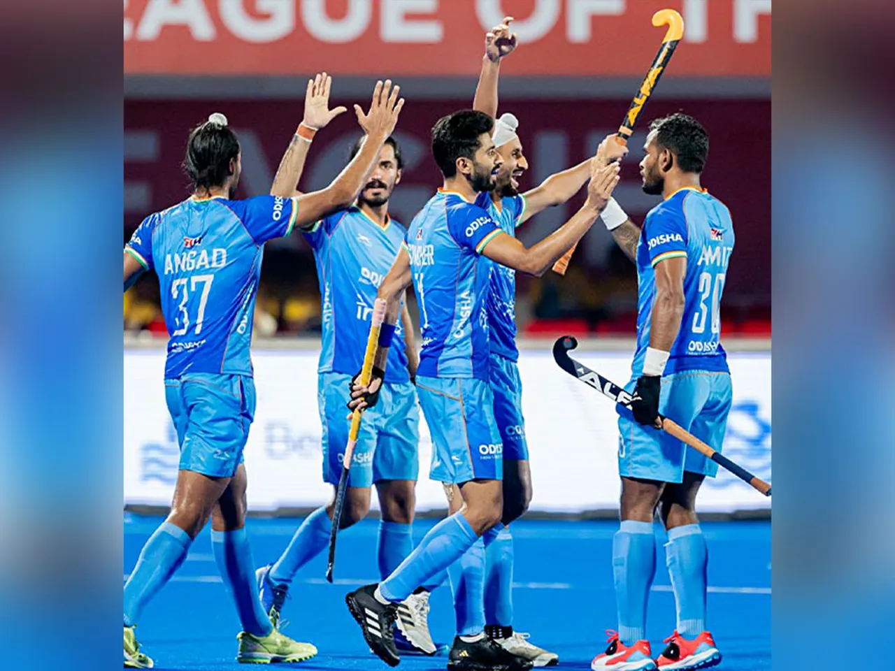 Indian players in action. (File Photo/ANI)