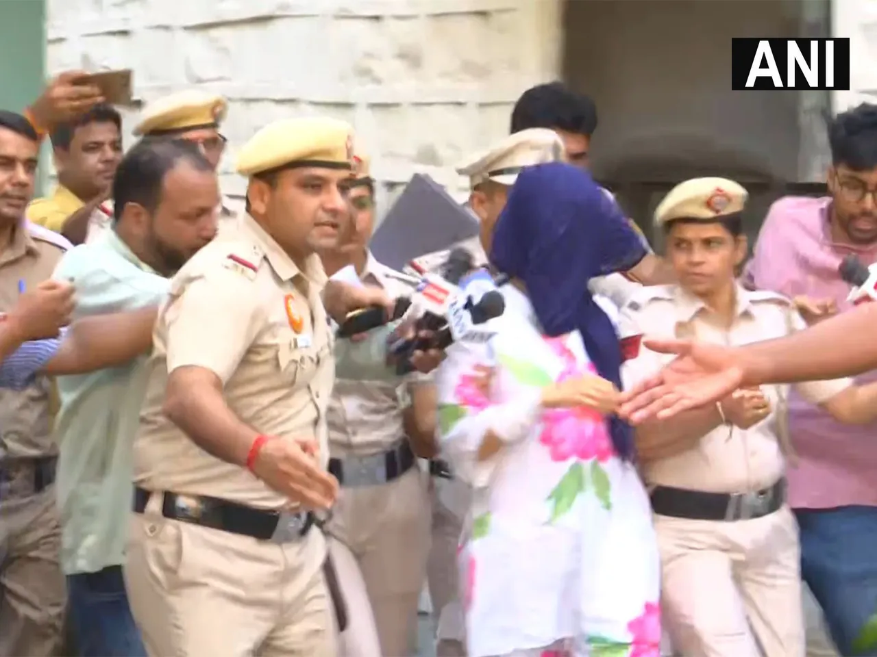 Driver of the BMW car in Police custody. (Photo/ANI)