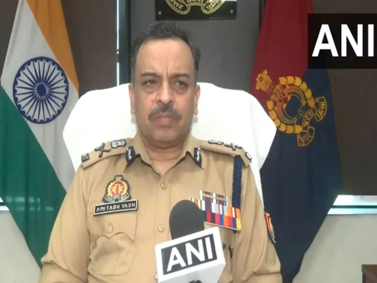 Additional Director General (ADG) of Law and Order, Amitabh Yash (Photo/ANI)