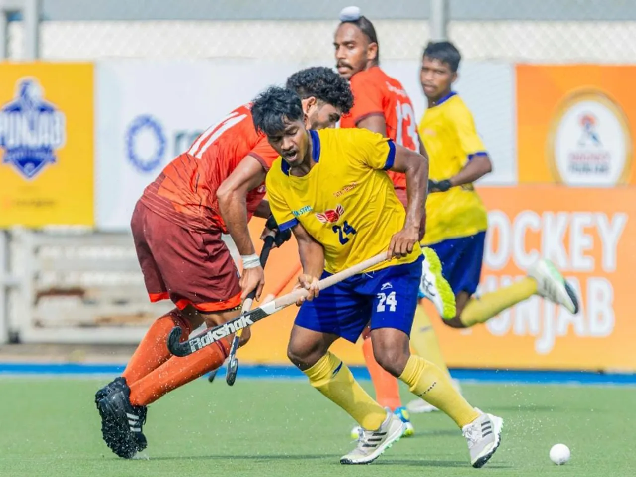 NTHA and RGHA in action. (Photo: Punjab Hockey League)