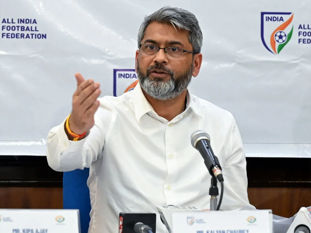 AIFF President Kalyan Chaubey. (Photo/ANI)