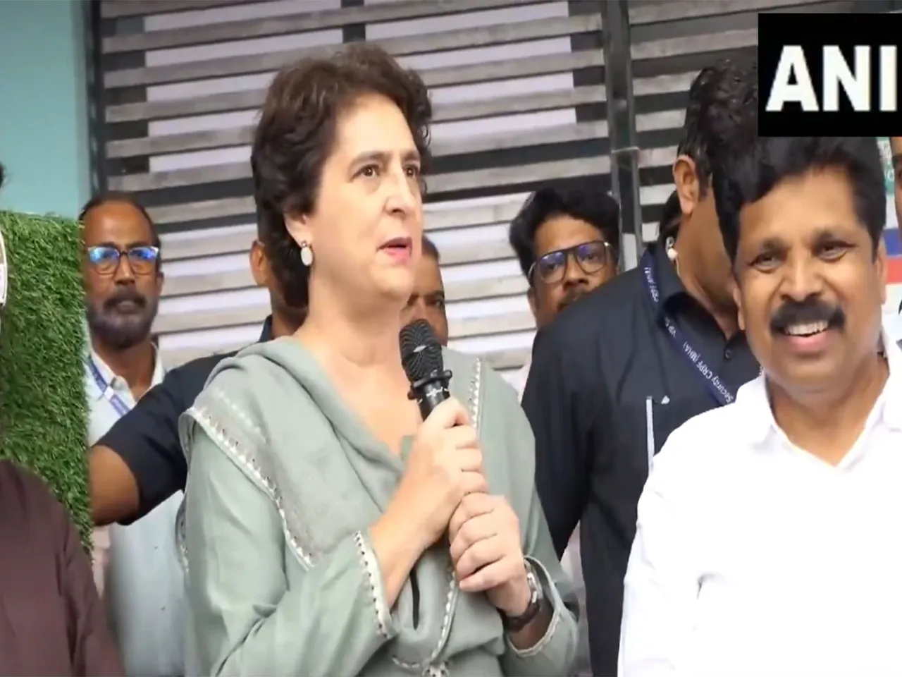Congress leader and Wayanad MP Priyanka Gandhi Vadra (Photo/ANI)