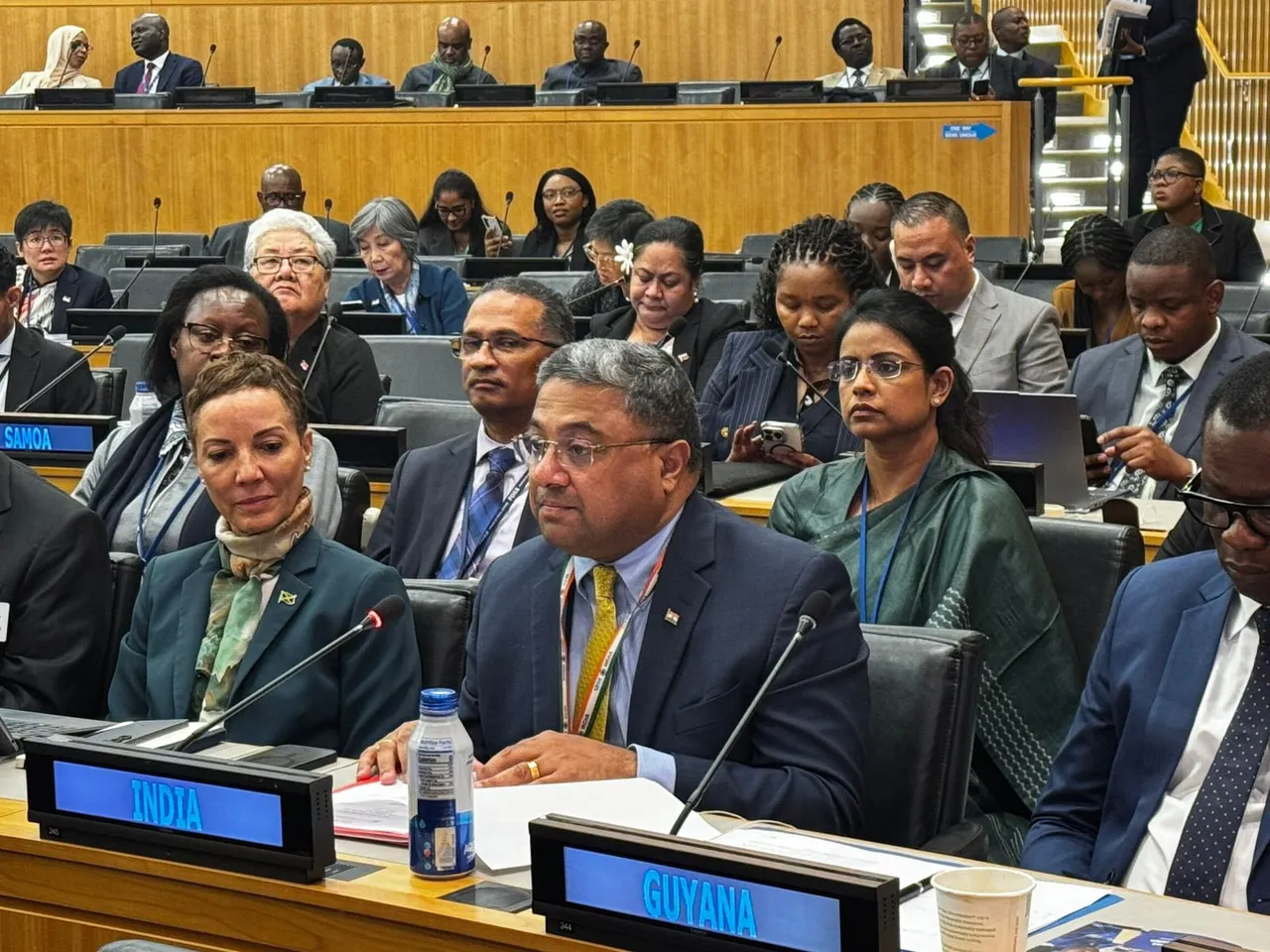 Ambassador Sibi George at UNGA (Photo:X/@IndiaUNNewYork)