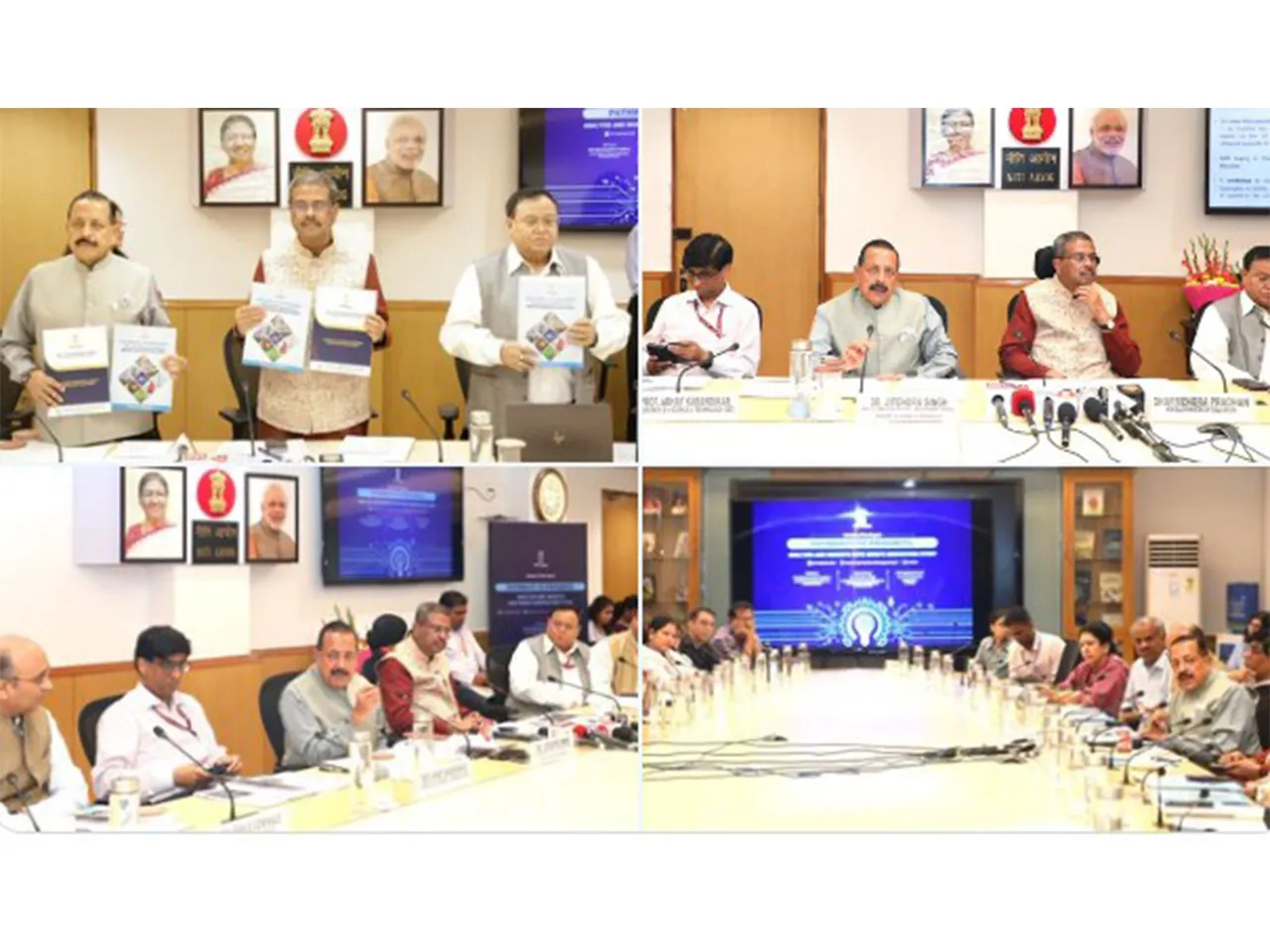 NITI Aayog releases landmark report “Pathways to Progress: Analysis and Insights into India’s Innovation Story” (Image: X/@DrJitendraSingh)