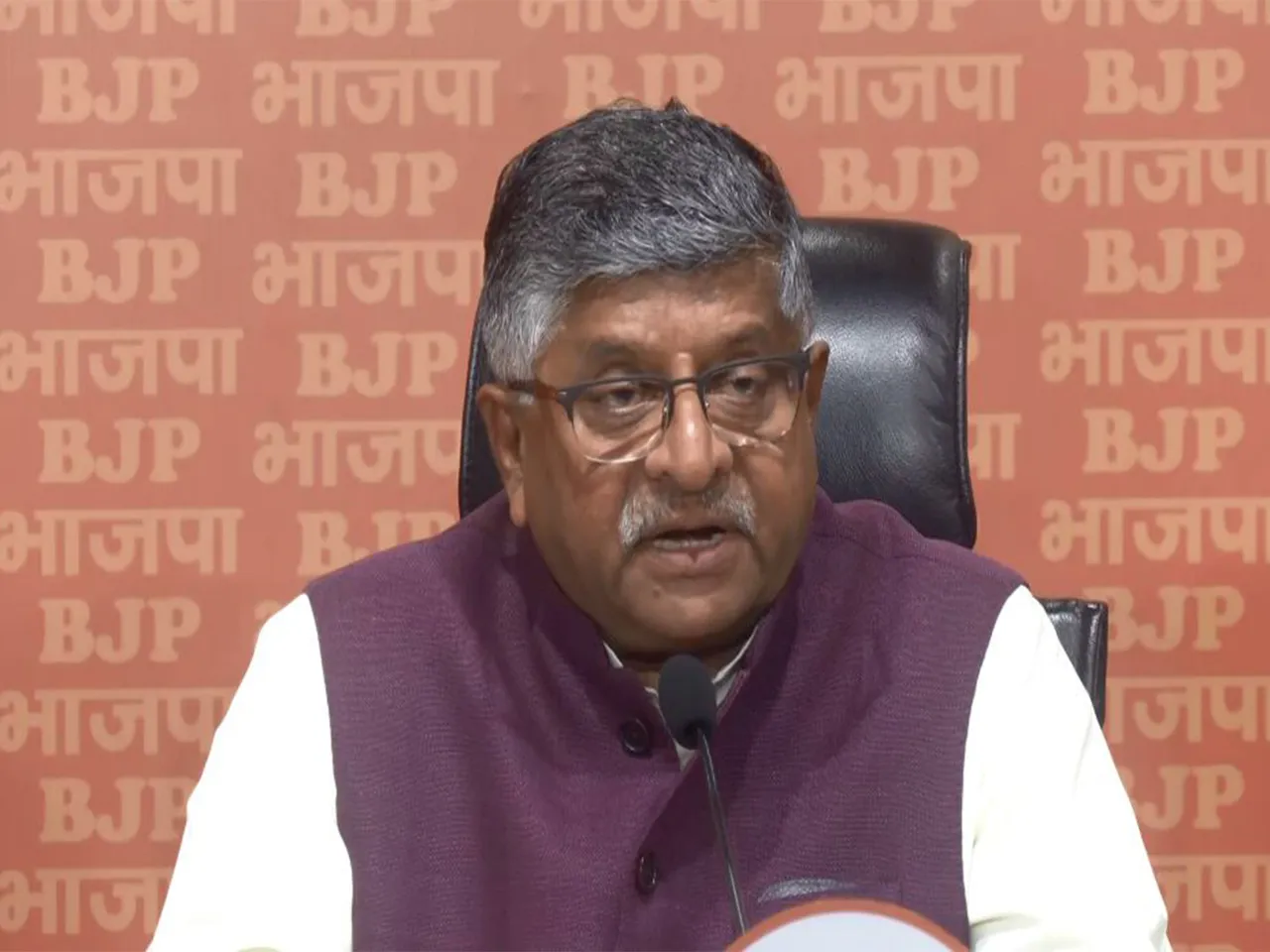 BJP MP Ravi Shankar Prasad (Photo/ANI)