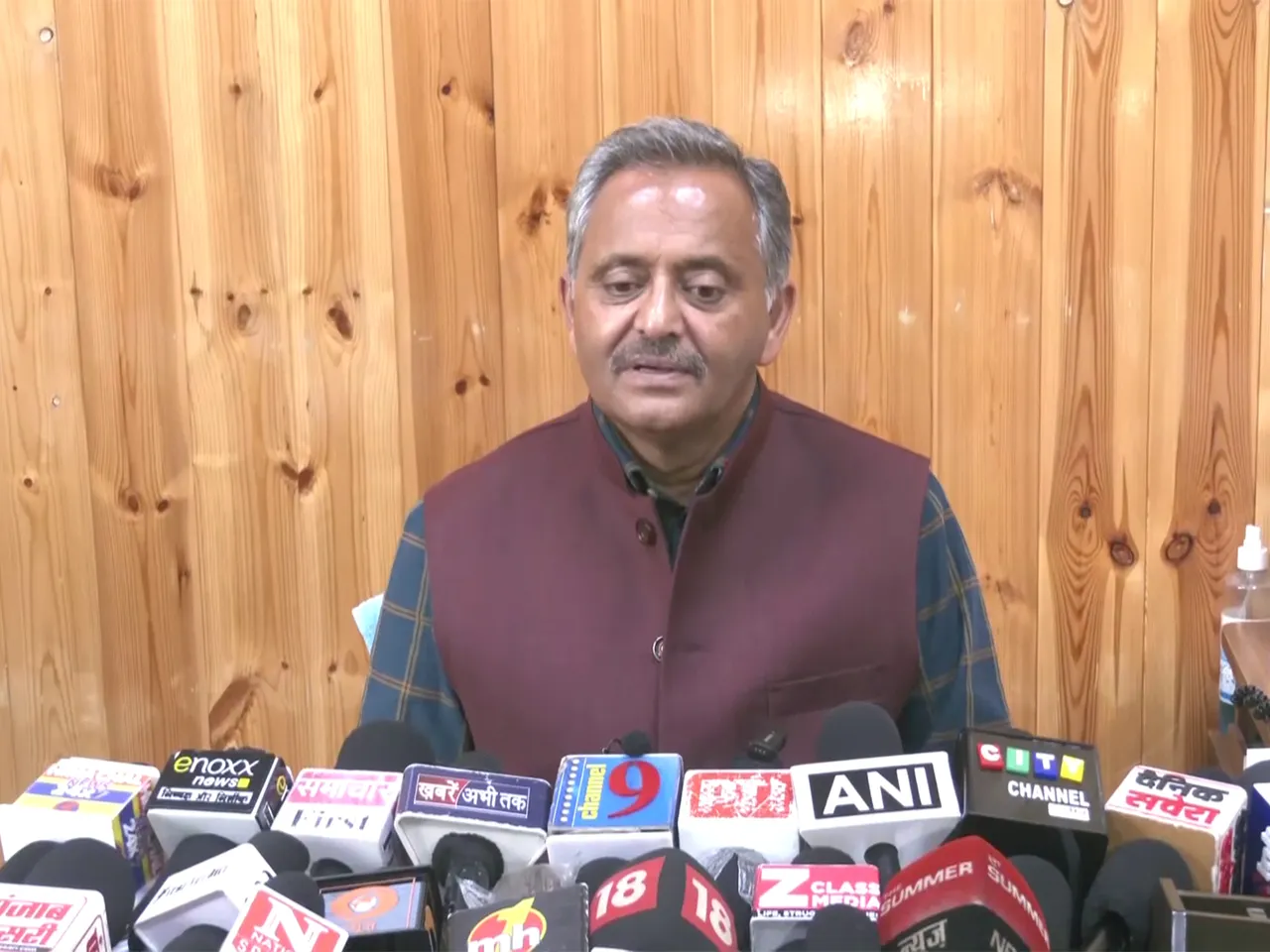 Naresh Chauhan, Principal Media Advisor to Himachal Pradesh CM (File photo/ANI)