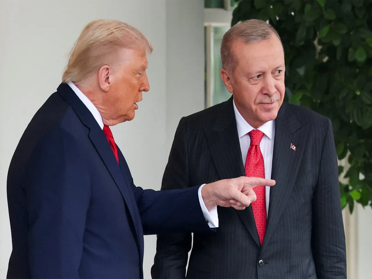 US President Donald Trump with Turkish President Recep Tayyip Erdogan (Photo/Reuters)