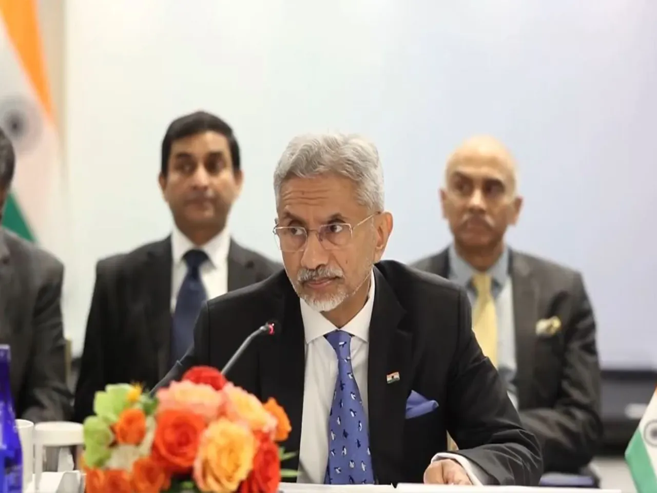 External Affairs Minister S Jaishankar speaking at the India-SICA Foreign Minister’s Meeting in New York (Photo/@DrSJaishankar)