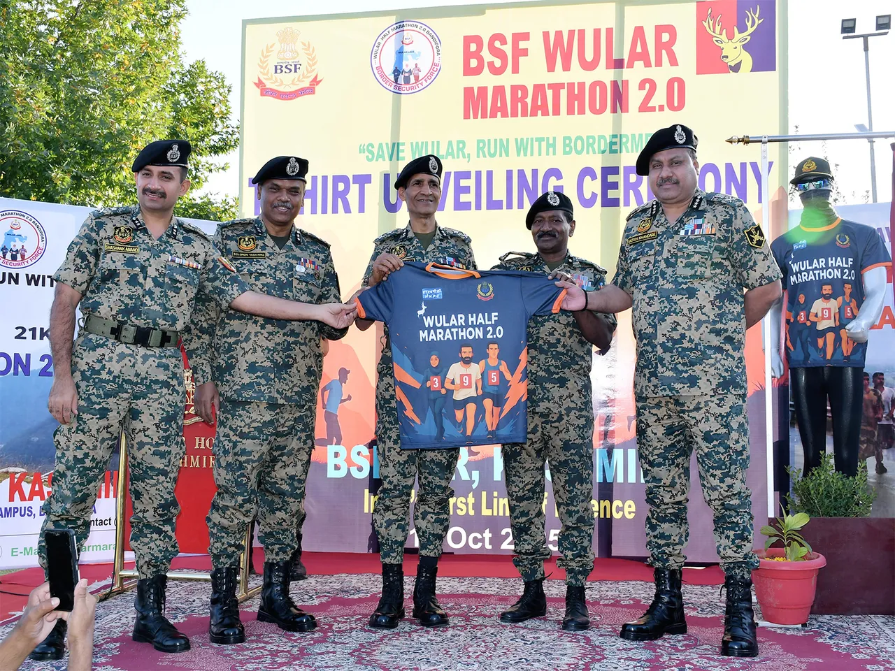 T-Shirt unveiling ceremony of Wular Half Marathon 2.0. (Photo/Wular Half Marathon)