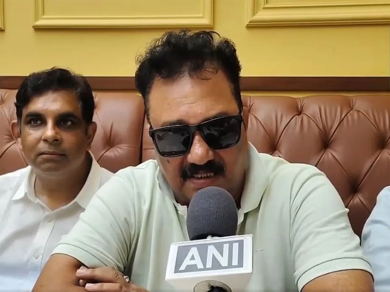 Abhishek Sharma's father, Raj Kumar Sharma. (Photo/ANI)