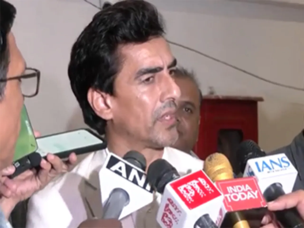 Mithun Manhas, the newly appointed BCCI president. (Photo: ANI)