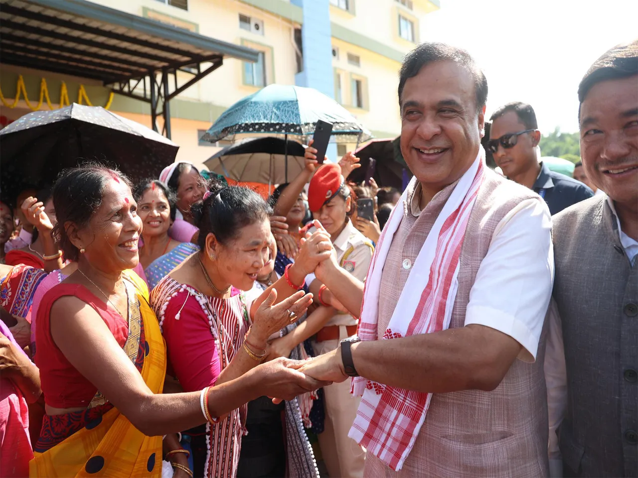 Assam Chief Minister Himanta Biswa Sarma in Karbi Anglong (Photo/X@himantabiswa)