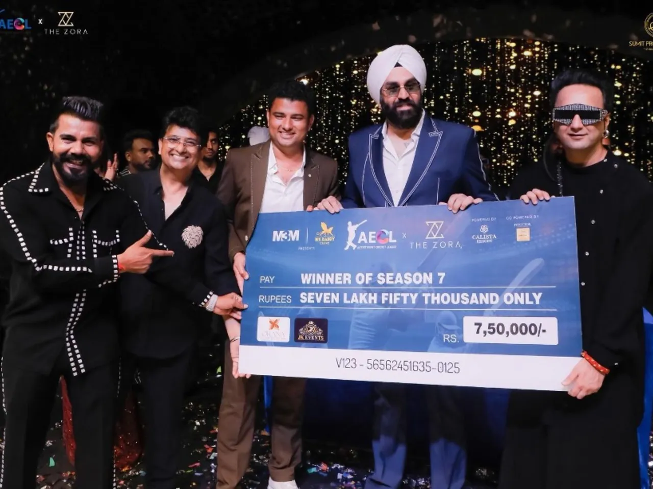 Grand Finale of AECL Season 7 Concludes in Style – Goa Team Crowned Champions, B Praak Delivers Electrifying Performance