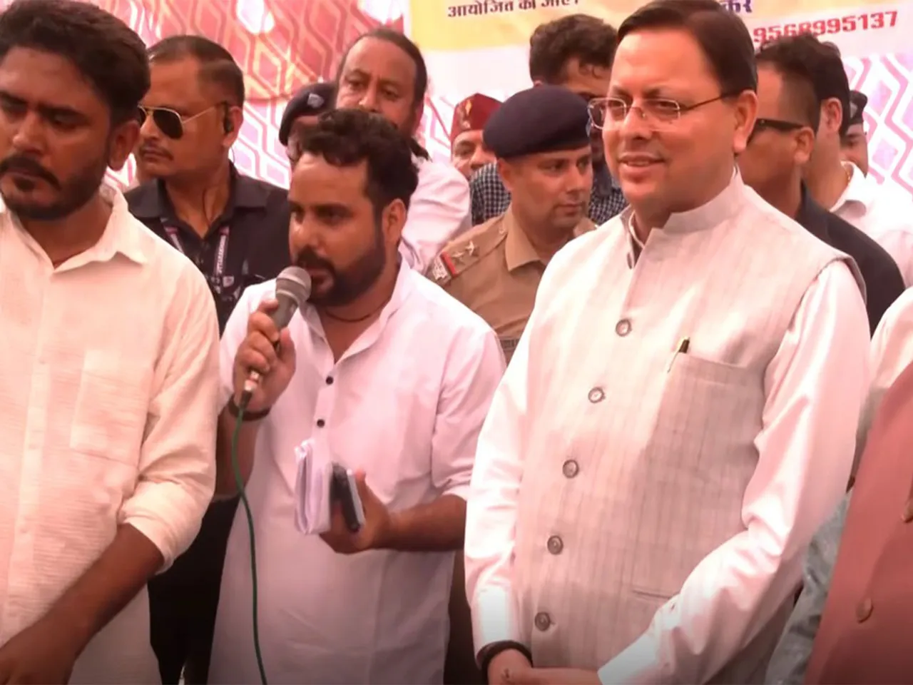 Uttarakhand CM Pushkar Singh Dhami at Parade Ground (Photo/ANI)