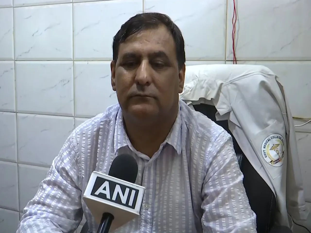 Dr. Tanveer Ahmed, Medical Superintendent of Government Medical College Doda (Photo/ANI)