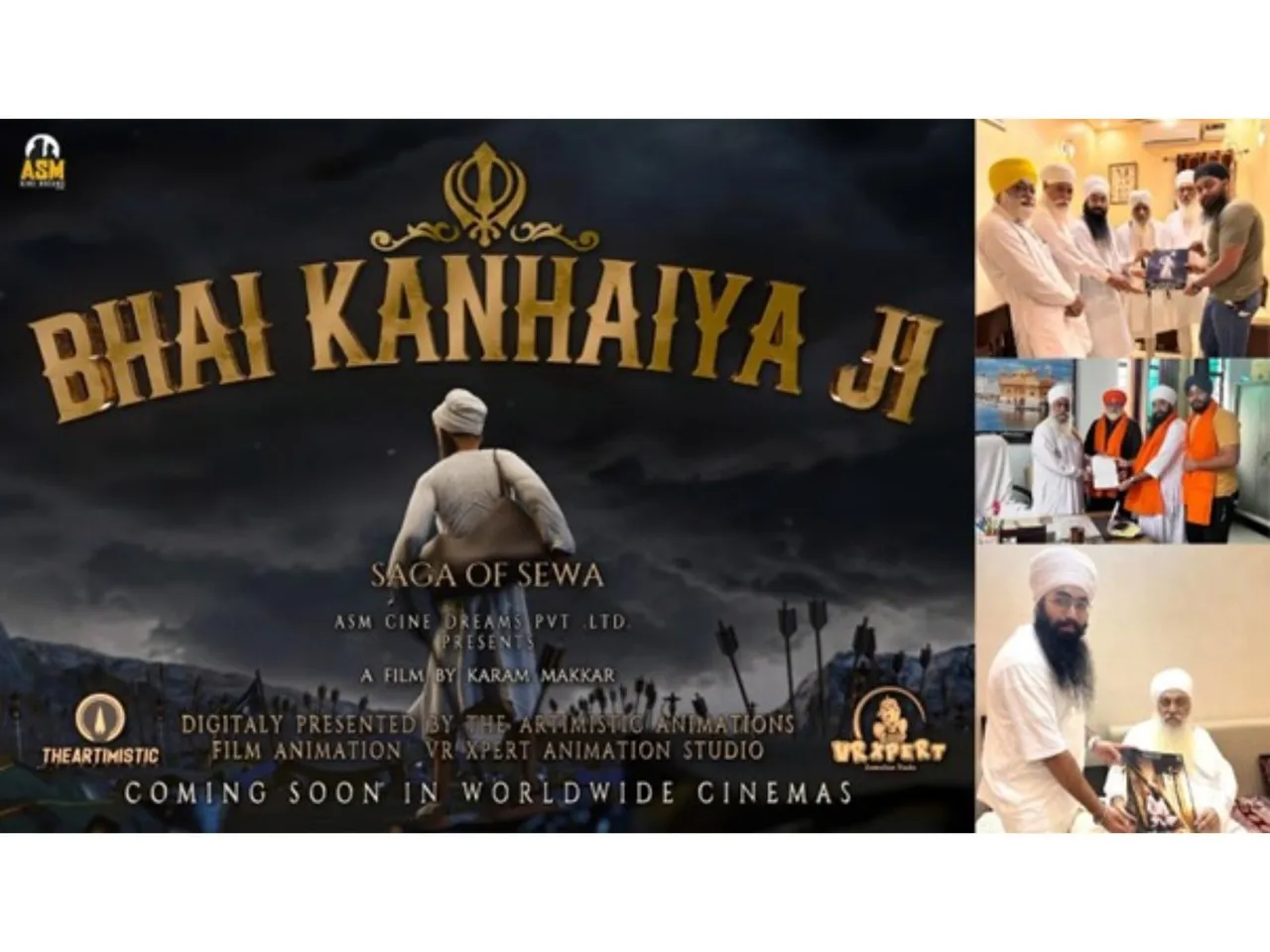 Bhai Kanhaiya Ji – A Landmark Upcoming 3D Animated Film by Young Filmmaker Karam Makkar