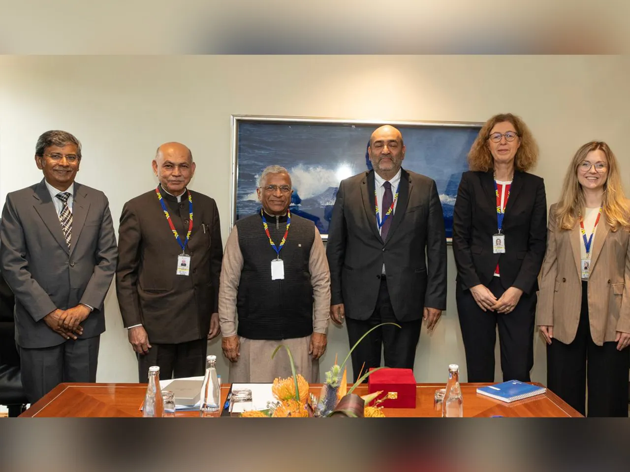 RS Deputy chairman Harivansh holds key bilateral meetings at P20 Summit (Photo/X@harivansh1956)