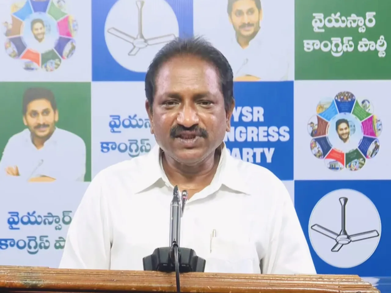 YSRCP SC Cell Working President Kommuuri Kanaka Rao. (Photo/ANI)