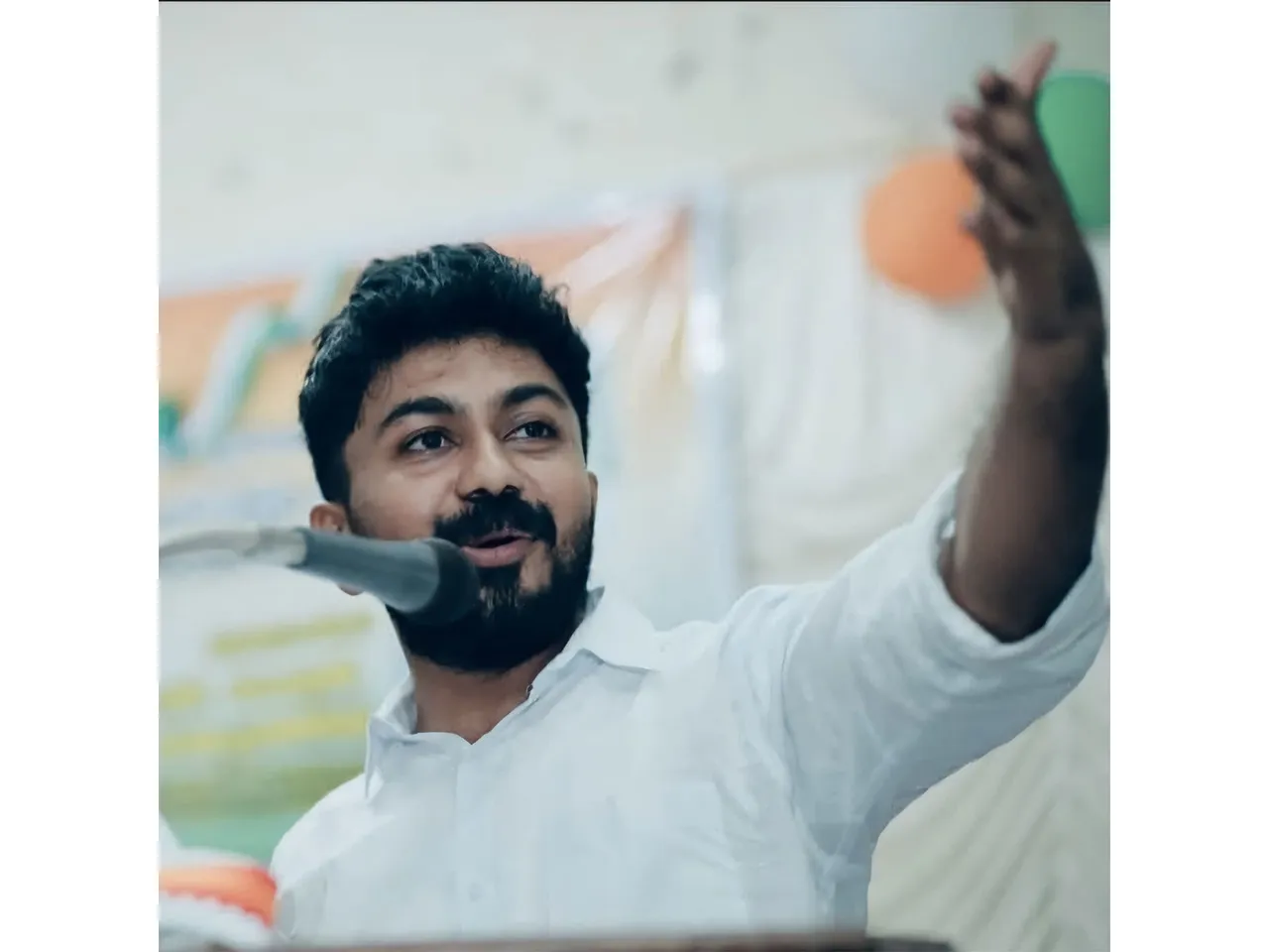Pathanamthitta Youth Congress district president Vijay Induchoodan (Photo: Facebook/vijay.krishna.9003)