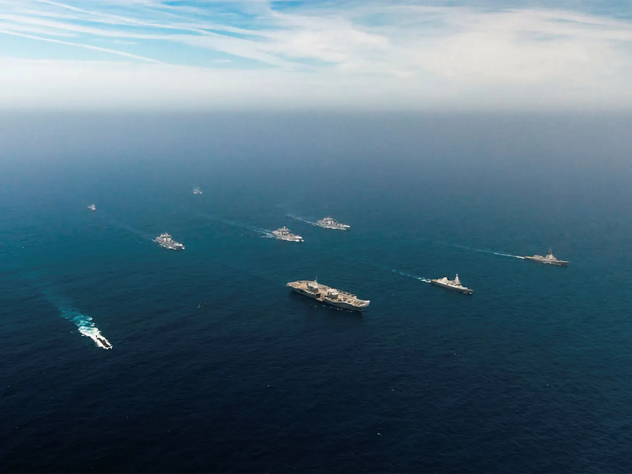 UK Fleet in Exercise Konkan (Photo/X@UKDefenceIndia)