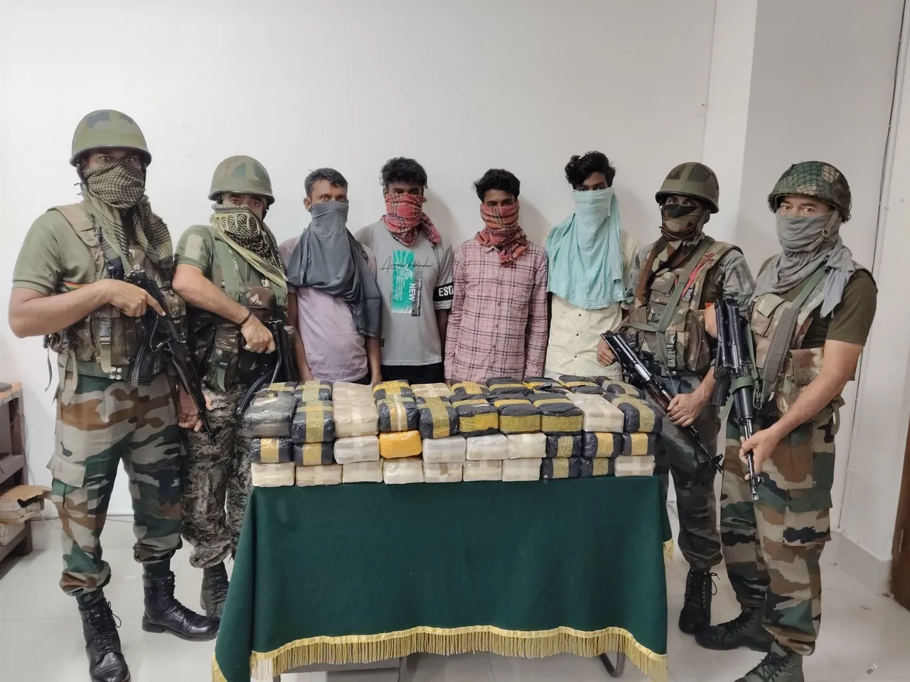Assam rifles seize yaba tablets worth Rs.69.61 crore (Photo: Assam Rifles)