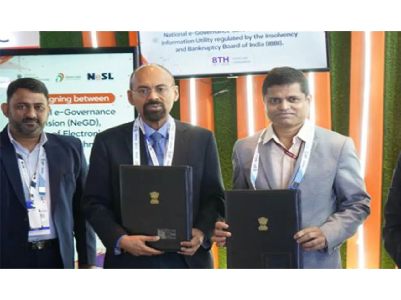 Officials with the MoUs  (Photo/X/@PIB_India)