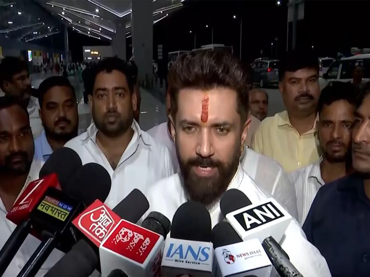 LJP(RV) President and Union Minister Chirag Paswan. (Photo/ANI)