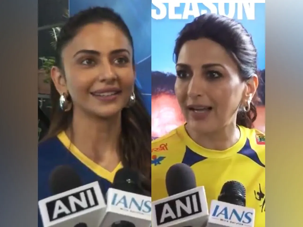 Rakul Preet Singh and Sonali Bendre (Photo: ANI)