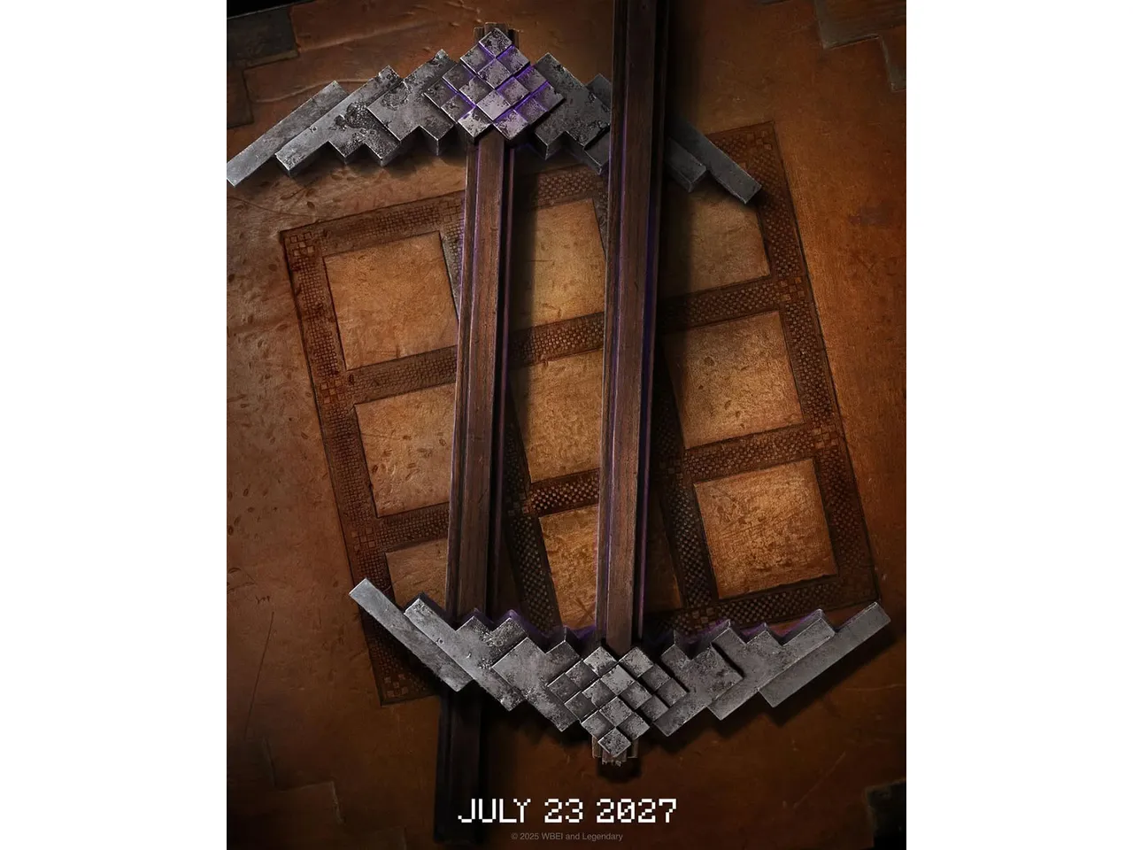 Minecraft 2 poster (Photo/Instagram@warnerbros)