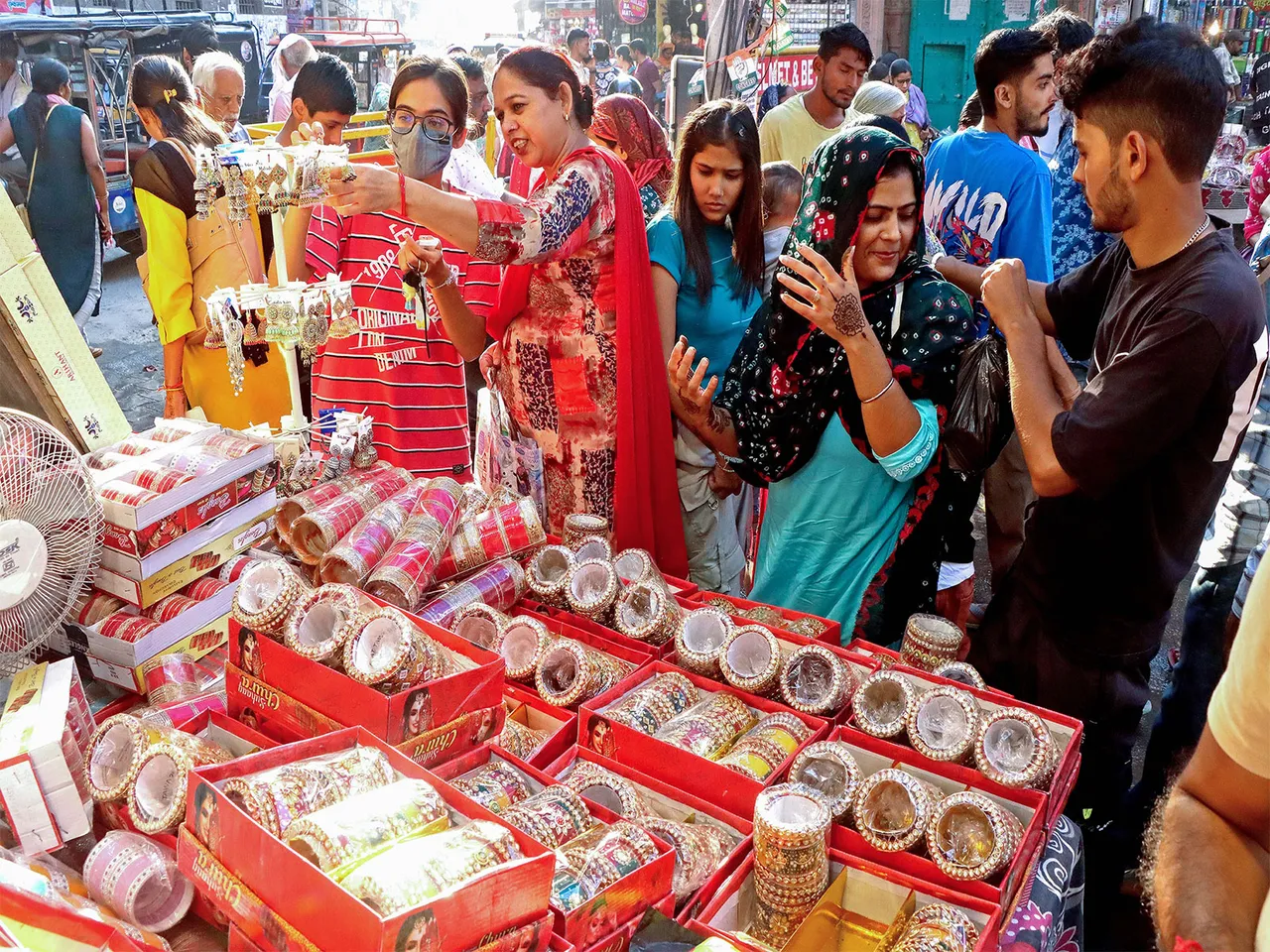 Karwa Chauth festival celebration (Photo/ANI)