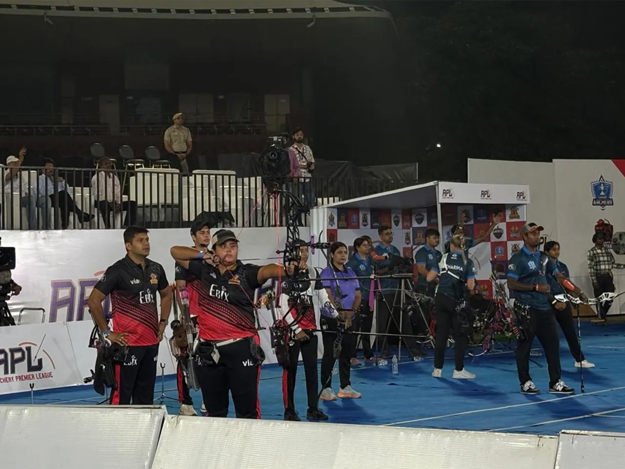 Andrea Beccera of Prithviraj Yodhas in action (Photo: AAI)