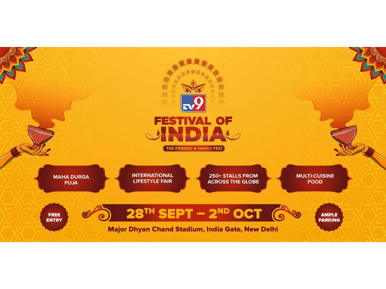 TV9 Festival of India Season 3 Ignites Festive Spirit Across Delhi-NCR with Stellar Performances and Cultural Grandeur