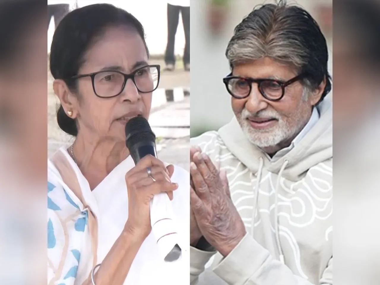 West Bengal CM Mamata Banerjee(Photo/ANI), Amitabh Bachchan (Photo/X/@SrBachchan)