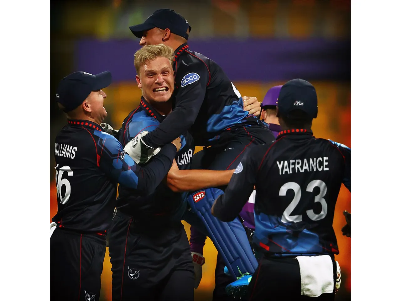 Namibia team (Photo/ANI)