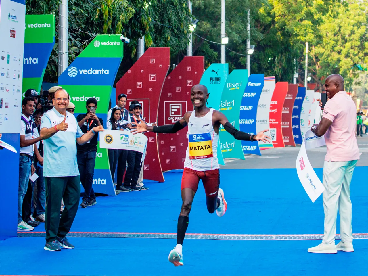 Kenyan runner Alex Nzioka Matata (Photo: Delhi Half Marathon)