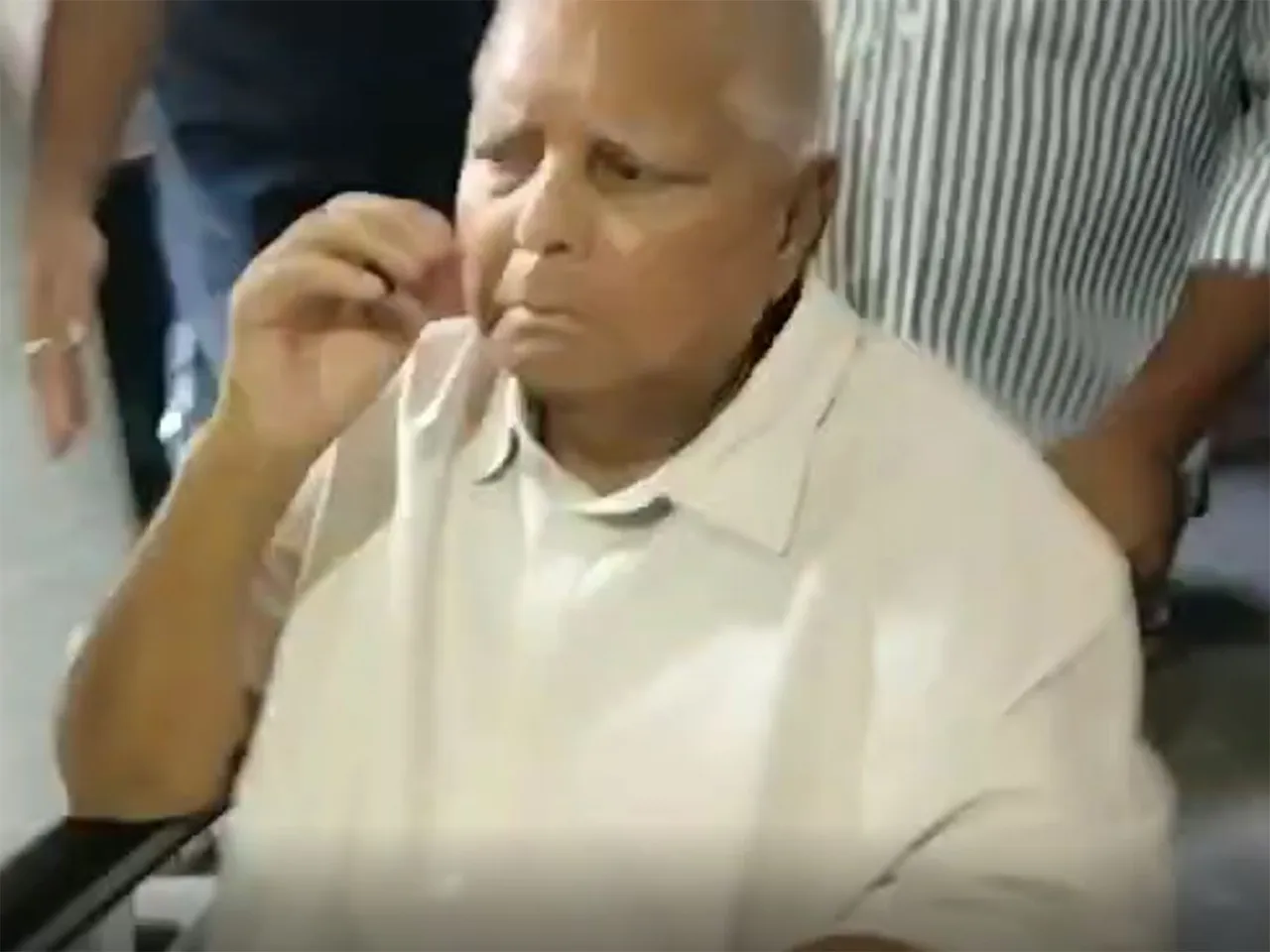 RJD chief Lalu Prasad Yadav in court (Photo/ANI)
