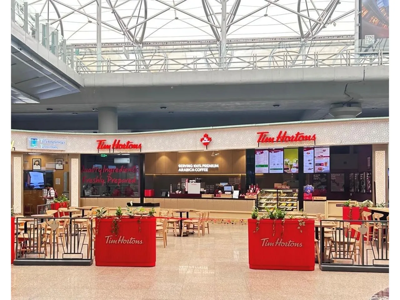 Tim Hortons® continues India expansion, now also at Hyderabad Airport Arrivals!