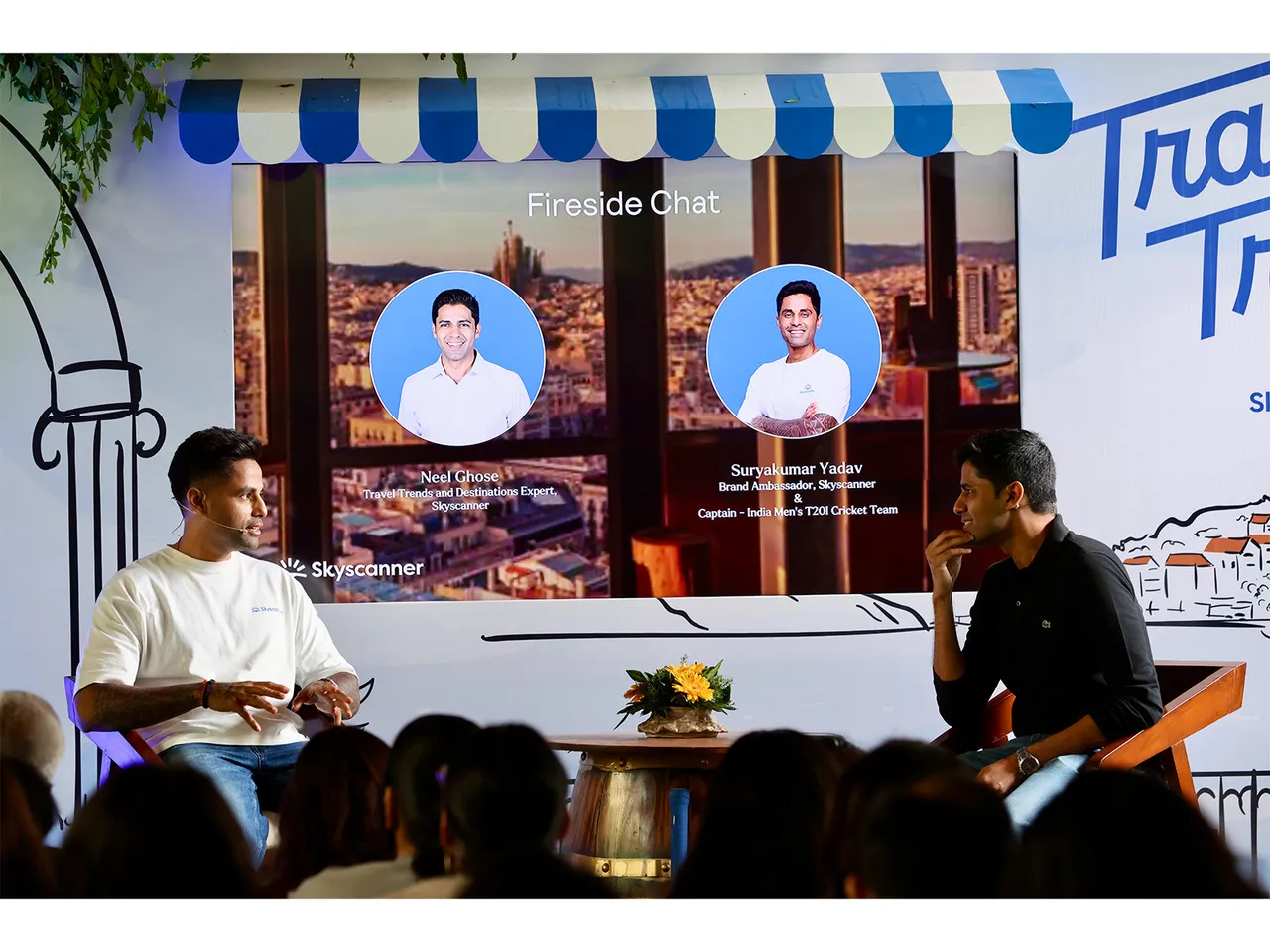 Suryakumar Yadav, Brand Ambassador, Skyscanner India and Neel Ghose, Skyscanner Travel Trends and Destinations Expert, at Travel Trends 2026 Report Launch