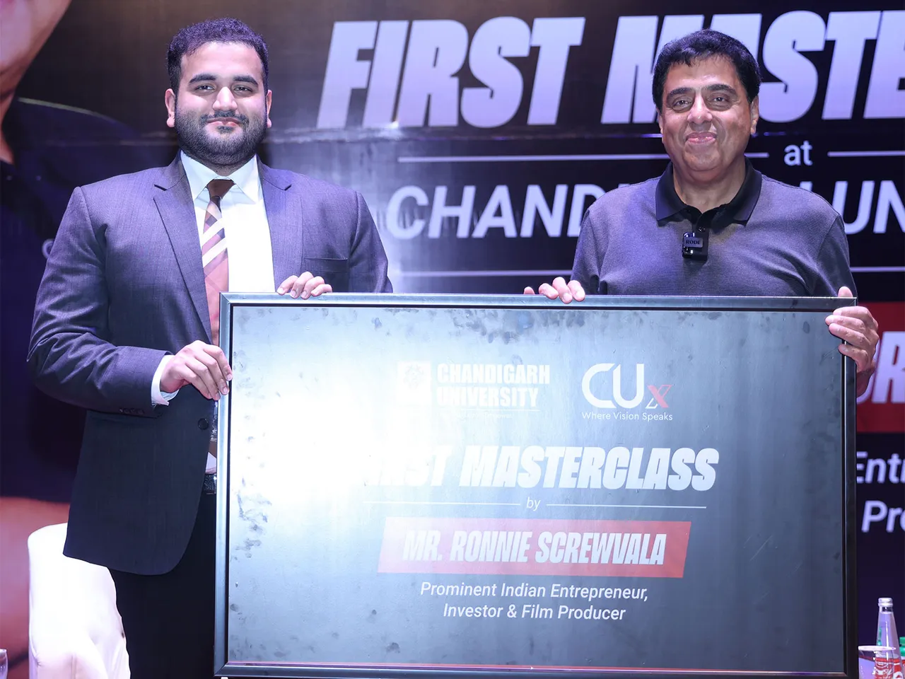 Prominent Film Producer, Entrepreneur & investor, Ronnie Screwvala Inaugurating ‘CU X MASTERCLASS’ program at Chandigarh University
