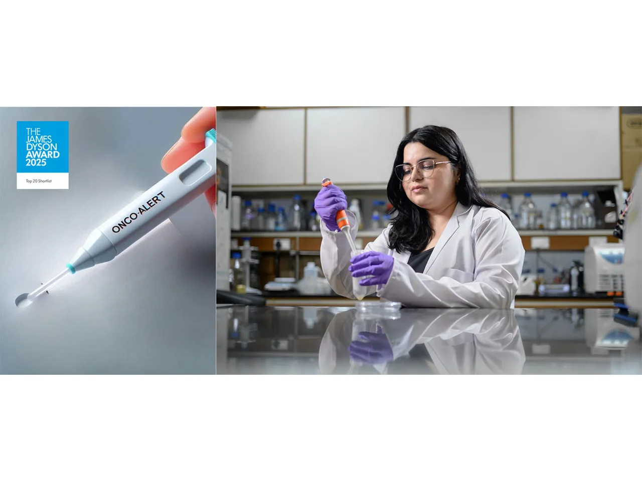 Dr. Jayanti Kumari, global finalist of the James Dyson Award, for her innovation OncoALERT